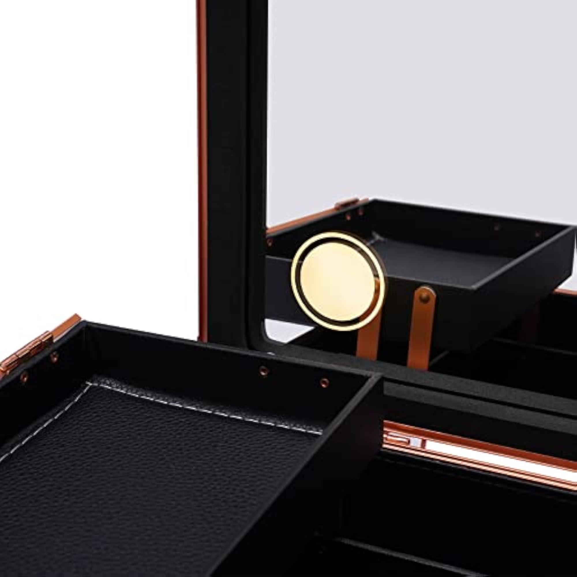 Makeup Train Case with LED Lights